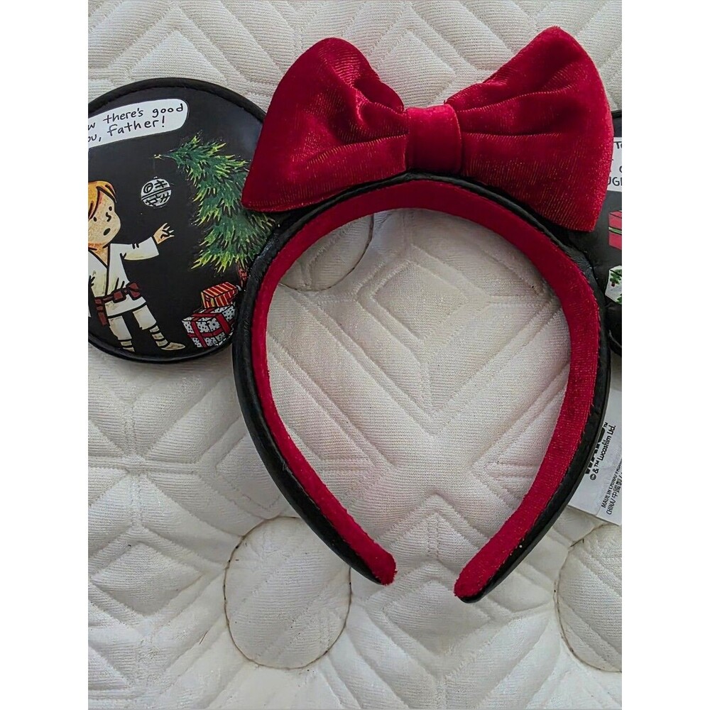 Disney Red Velvet Minnie Ear Headband